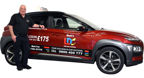 Mark Parr's driving school car